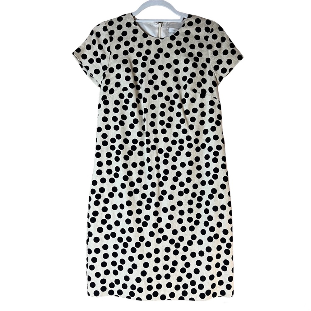 J. Crew Polka Dot Sheath Dress